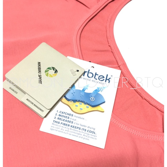NikiBiki Seamless Pink Workout Tank Top - Picture 4 of 9
